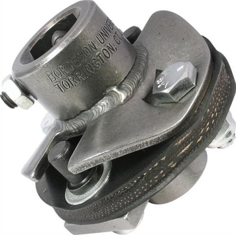 Borgeson Universal Rag Joints 054649 Steering Coupler, Joint, 17mm DD, 3/4 in. DD, Steel, Natural, Each