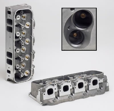 Dart Pro 1 Mercury Racing Cylinder Heads 19300132MMR Head, Marine 1, Aluminum, Assembled, 121cc Chamber, 345cc Intake Runner, Chevy, Big Block, Each