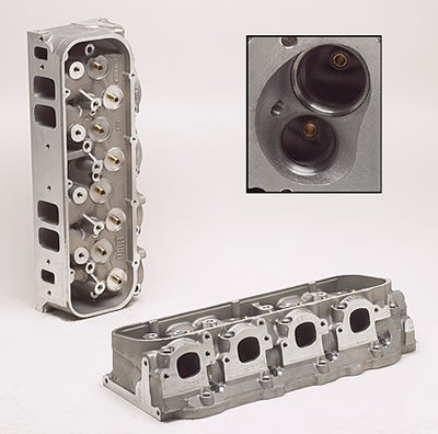 Dart Pro 1 Marine Aluminum Cylinder Heads 19200010M Head, Marine, Bare, Aluminum, Chromate, 121cc Chamber, 325cc Intake Runner, Chevy, Big Block, Each