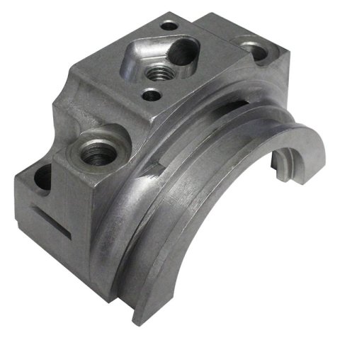 Howards Cams Extreme Billet Main Caps H350RWS Cap, Steel, Rear, Straight Outer Bolts, 2-Bolts, Chevy, Small Block, Each
