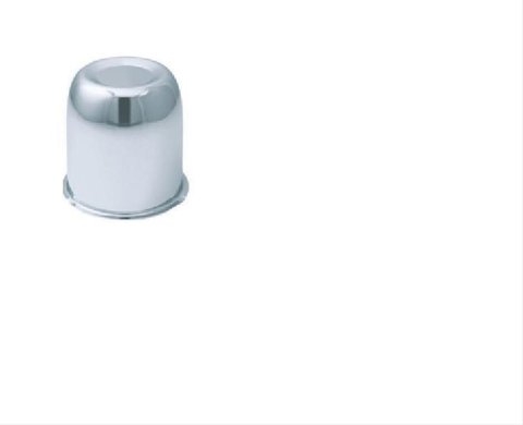 Gorilla Hub Covers HC201 Center Cap, Steel, Chrome, Push-Through, Dome, 3.250 in. Diameter, 3.50 in. Length, Each