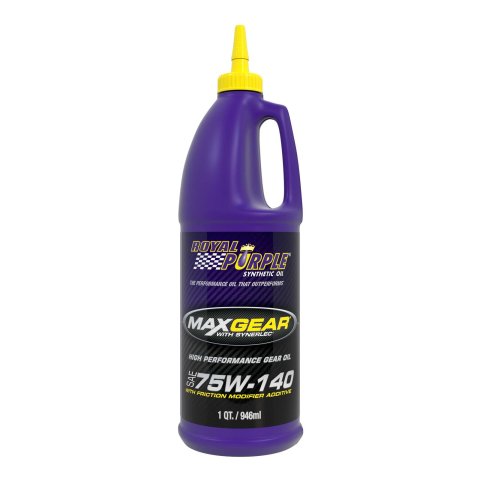 75W140 Royal Purple Max-Gear Synthetic Gear Oil 01301 Oil, Max-Gear, Synthetic, 75W140, Quart, Each