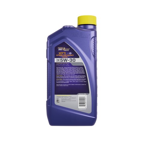 5w30 Royal Purple XPR Extreme Racing Motor Oil 01021 Engine Oil, Racing, Synthetic, 5W30, 1 qt., Each