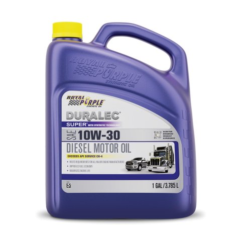 10w30 Royal Purple Duralec Super Diesel Motor Oil 83130 Engine Oil, Super, Synthetic, 10W30, 1 Gallon, Each