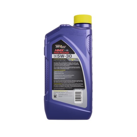 5w30 Royal Purple HMX High-Mileage Motor Oil 11744 Engine Oil, High Mileage, Synthetic, 5W30, Quart, Each