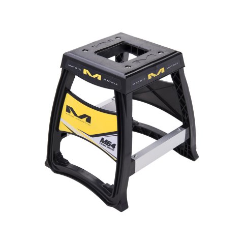 Matrix Concepts M64 Elite Motorcycle Stands M64-104 Stand, Elite, Fixed, ABS Plastic, Yellow, 17.0 in. Height, 300 lb. Capacity, Each