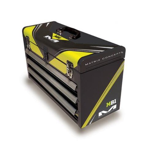 Matrix Concepts Portable Toolboxes M81-104 TOOLBOXES, M81 WORX BOX YELLOW