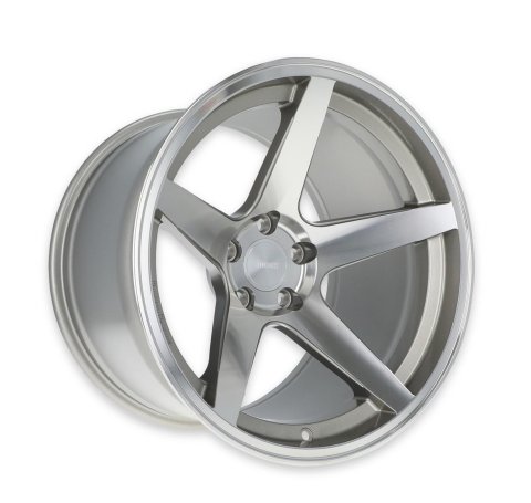 Rocket Racing Flare Titanium Machined Wheels 18x10 Wheel, Machined, 18 in. x 10 in., Aluminum, Silver, Machined, 6.00 in. Backspace, 5 x 4 3/4 in. Bolt Pattern, "B" Face, Each