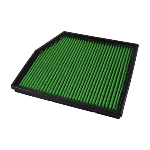 Green Filter High Performance Factory Replacement Air Filters 7110 Element, Woven Cotton, Green, BMW, Each
