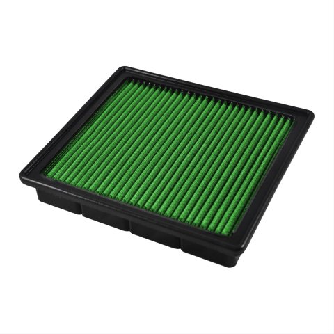 Green Filter High Performance Factory Replacement Air Filters 2201 Filter, Replacement, Panel, Woven Cotton, Green, Chrysler, Dodge, Each