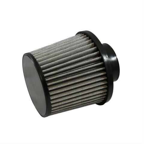 Green Filter High Performance Universal Air Filters 2882 Filter, Conical Flanged, Woven Cotton, White, 2.75 in. Inlet Flange Diameter, 5.00 in. Length, Each