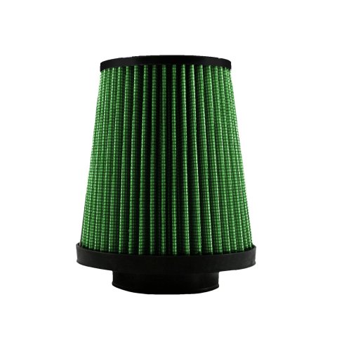 Green Filter High Performance Factory Replacement Air Filters 2047 Filter, Conical Flanged, Woven Cotton, Green, 3.0 in. Inlet Flange, 6.0 in. Length, Each