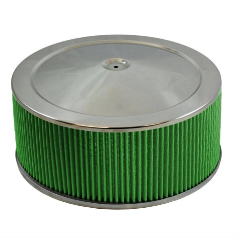 Green Filter Air Cleaners 2196 Cleaner Assembly 14", Round X 6", Tall, Flat Plate