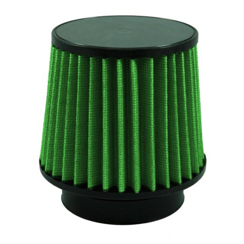 Green Filter High Performance Factory Replacement Air Filters 2357 Element, Conical Flanged, Green, Woven Cotton, Each