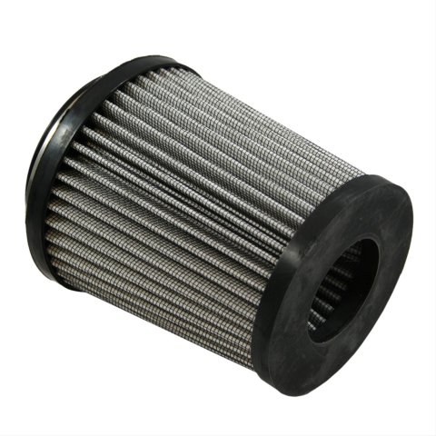 Green Filter High Performance Universal Air Filters 2899 Filter, Conical Flanged, Woven Cotton, White, 4.00 in. Inlet Flange Diameter, 6.00 in. Length, Each