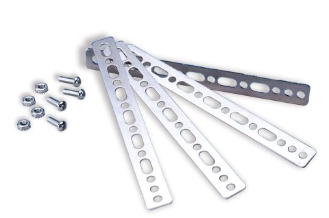 Flex-A-Lite Trimline Bracket Kits 108600 Fan Mounting Brackets, Aluminum, Natural, Kit