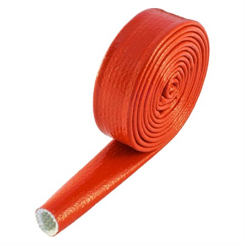 Heatshield Products Fire Shield Sleeves 210020 Heat Protection, Shield, 500 degrees F Maximum, Slip-on, Red, 1.500 in. Diameter, 36 in. Length, Each