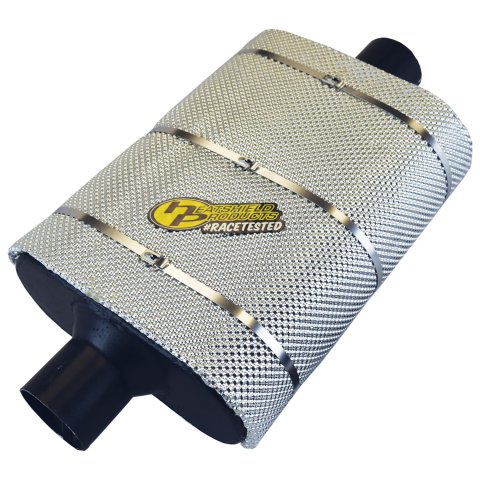 Heatshield Products Muffler Armor 177102 Heat Shields, Armor, Woven Silica, Silver, 16 in. Width, 24 in. Length, Pair