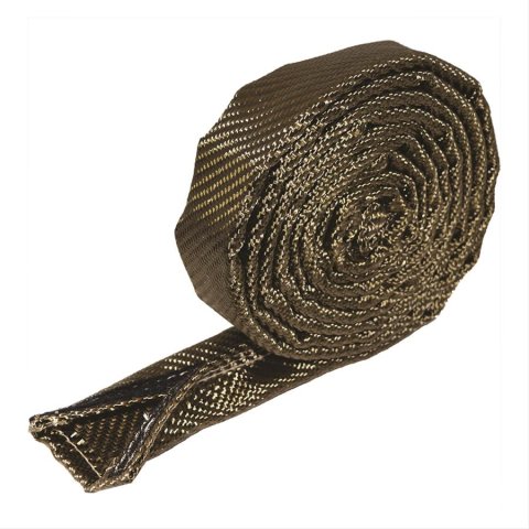 Heatshield Products Lava Tube Shield 281008 Heat Sleeve, Shield, Hook and Loop, 1 in. Diameter, 10 ft. Length, Each