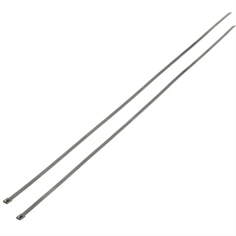 Heatshield Products Thermal-Tie Locking Ties 351012 Ties, Thermal-Tie, 1,800 degree F Rating, Stainless Steel, 5/16 in. Width, 33 in. Length, Pair