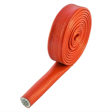 Heatshield Products Fire Shield Sleeves 210015 Heat Protection, Shield, 500 degrees F Maximum, Slip-on, Red, 0.750 in. Diameter, 120 in. Length, Each