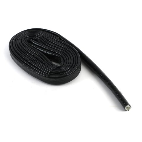 Heatshield Products Fire Shield Sleeves 210041 Heat Protection, Shield, 500 degrees F Maximum, Slip-on, Black, 0.375 in. Diameter, 120 in. Length, Each