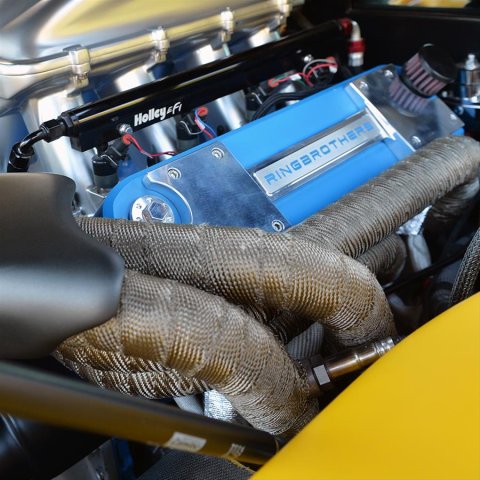 Heatshield Products Lava Exhaust Wraps 372400 and Header Wrap, 1200 degrees F, Rock, Natural Basalt, 4.0 in. Width, 100.0 ft. Length, Each