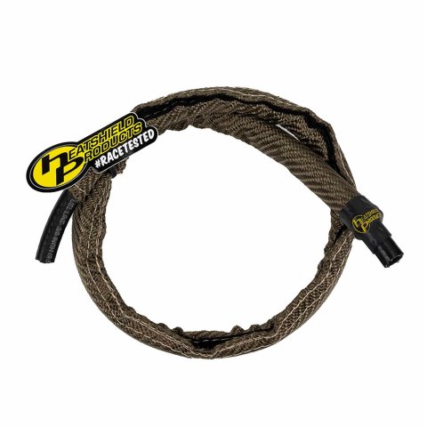 Heatshield Products Heat Sleeves 281083 shield sleeve 1-in id x 6 ft - Lava Tube is a rugged thermal sleeve great for close proxomity heat, rated for 1200F.