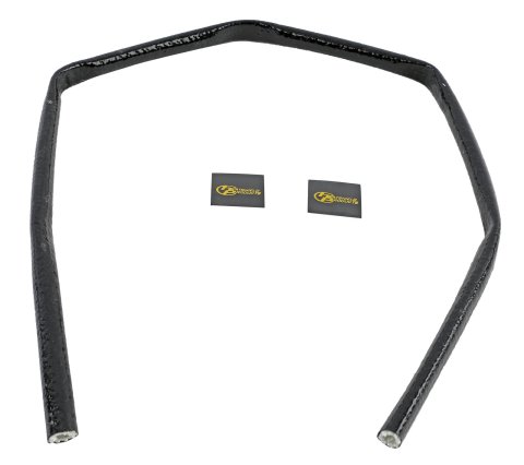 Heatshield Products Fire Shield Sleeves 210040 Heat Protection, Shield, 500 degrees F Maximum, Slip-on, Black, 0.375 in. Diameter, 36 in. Length, Each