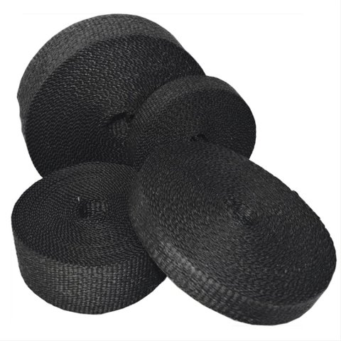 Heatshield Products Black Exhaust Wrap 322025 and Header Wrap, 1200 degrees F, Black, Fiberglass Composite, 2.0 in. Width, 25 ft. Length, Each