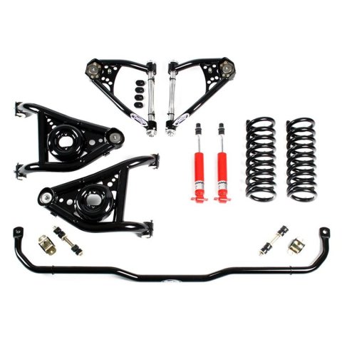 Detroit Speed Front Kit 1 Handling Packages 031304DS Suspension Package, Front, Handling, Coil Springs, Shocks/Struts, Sway Bar, Chevy, Pontiac,