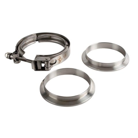 Detroit Speed Inc Exhaust Clamps 060503DS V BAND EXHAUST KIT 3" SS EACH CONNECTION
