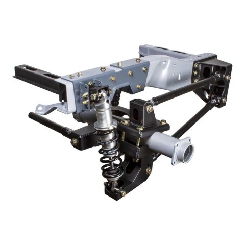 Detroit Speed QUADRALink Rear Suspension Kits 041750-SDS QuadraLink Suspension, Bolt-On, Steel, Black Powdercoated, Single Adjustable Shocks, Bolt-In Axle Bracket, Chevrolet, GMC, Kit