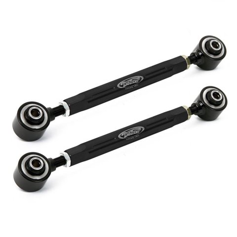 Detroit Speed Adjustable Rear Toe Links 042302DS Rods, Links, Steel, Black Powdercoated, Chevrolet, Pair