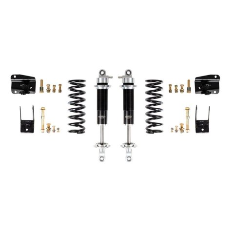 Detroit Speed Double Adjustable Coilover Kits 042412-DDS Kit, Rear, Moser Axle, with Remote Reservoir, 1968-72 A-Body, Kit