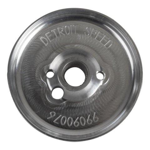 Detroit Speed Inc U-Bolts, Leaf Spring 092565DS BILLET AL SW ADPTR GM 6 BOLT, NAT FINISH