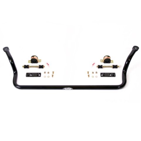 Detroit Speed Tubular Anti-Roll Bars 031402DS Sway Bar, Tubular, Front, Hollow, Steel, Black Powdercoated, 1.375 in. Diameter, Buick, Chevy, Pontiac, Kit