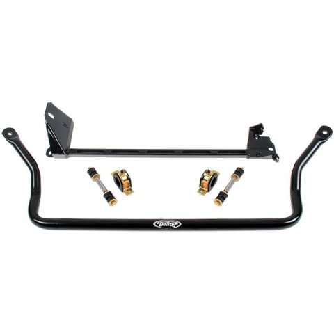 Detroit Speed Tubular Anti-Roll Bars 031413DS Sway Bar, Tubular, Front, Hollow, Steel, Black Powdercoated, 1.375 in. Diameter, Chevy, Pontiac, Kit