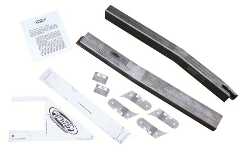 Detroit Speed Weld-On Subframe Connectors for 1967-1969 CAMARO, FIREBIRD - 010101DS Connectors, Weld-on, Steel, Natural, Chevy, Pontiac, Kit