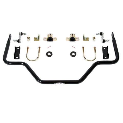 Detroit Speed Tubular Anti-Roll Bars 042201DS Sway Bar, Rear, Hollow, Steel, Black Powdercoated, 1.125 in. Diameter, Buick, Chevy, GMC, Olds, Pontiac, Kit