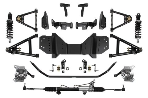 Detroit Speed SpeedMAX Front Suspension Packages 032080-DDS Package, Dual 5 x 5 and 5 x 4 3/4 in. Bolt Patterns, Double Adjustable Coilovers, Chevy, GMC, Kit