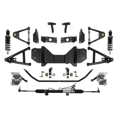 Detroit Speed SpeedMAX Front Suspension Packages 032082DS Package, Dual 5 x 5 1/2 in. or 5 x 4 3/4 in. Bolt Pattern, Non-Adjustable Coilover, Chevy, GMC, Kit