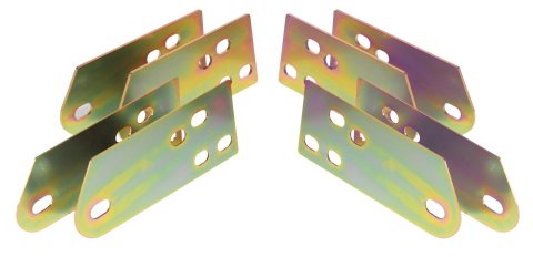 Detroit Speed Frame Down Bar Shims for 1962-1967 CHEVY II - 031720DS Shims, Steel, 1/8 in., 1/16 in., Chevy II, Set of 8