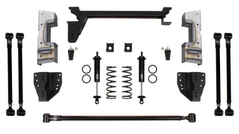 Detroit Speed QUADRALink Rear Suspension Kits 041752DS Four Link Kit, Non-Adjustable Coilovers, Chevy, GMC, No Axle Brackets, Kit