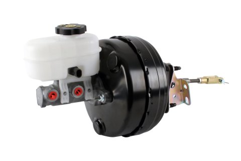 Detroit Speed Master Cylinder and Brake Booster Assemblies 050107DS Cylinder, Booster, Cast Iron, Steel, Natural, Black, 9 in. Diameter, Buick, Chevrolet, Oldsmobile, Pontiac, Kit