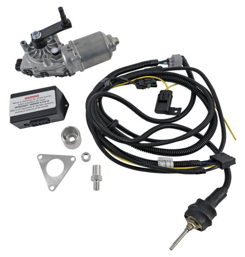 Detroit Speed Selecta Windshield Wiper Conversion Kits 121656 Kits, Selecta-Speed, Hi/Low Speed, 5-Delay Positions, with Compact Motor, Rotary Switch, Wire Harness, Hardware, Ford, Kit