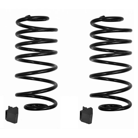 Detroit Speed Lowering Springs 041813DS Springs, Rear, Coil Type, Black Powdercoated, Buick, Chevy, GMC, Oldsmobile, Pontiac, Pair