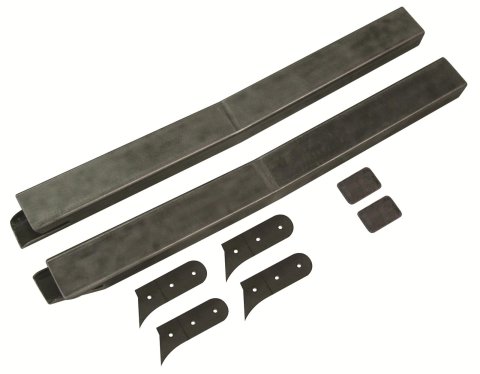 Detroit Speed Weld-On Subframe Connectors 010102DS Connectors, Weld-on, Steel, Natural, Buick, Chevy, Oldsmobile, Pontiac, Kit