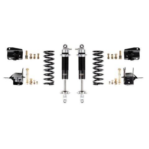 Detroit Speed Single Adjustable Coilover Kits 042405-SDS Kit, Rear, Gas Shocks, 150 lbs./in. Spring Rate, Buick, Chevy, Oldsmobile, Pontiac, Kit