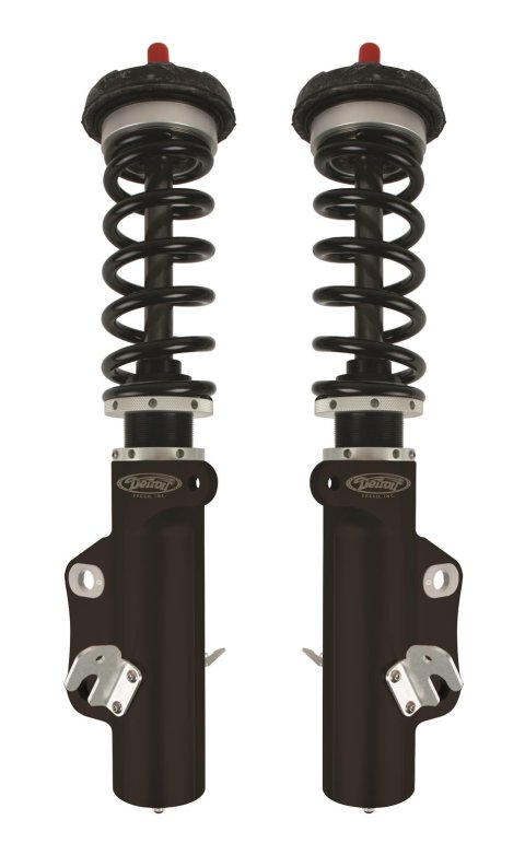 Detroit Speed Non-Adjustable Coilover Kits 030320DS Shocks, Front, Lowered, Black Powdercoated Springs, Chevy, Kit